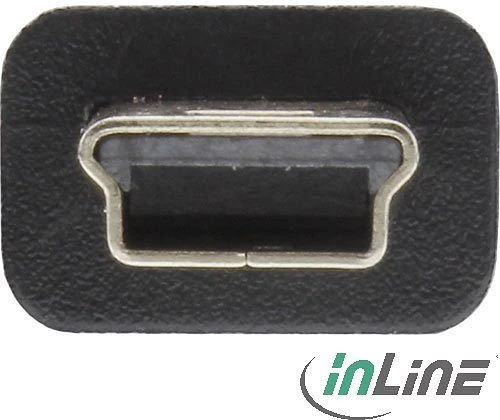 InLine USB 2.0 Adapterkabel Stecker A auf Mini-B 5-polig Stecker, 5m