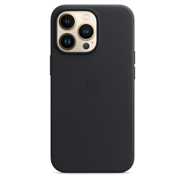 Apple Leder Case mit MagSafe für iPhone 13 Pro Mitternacht