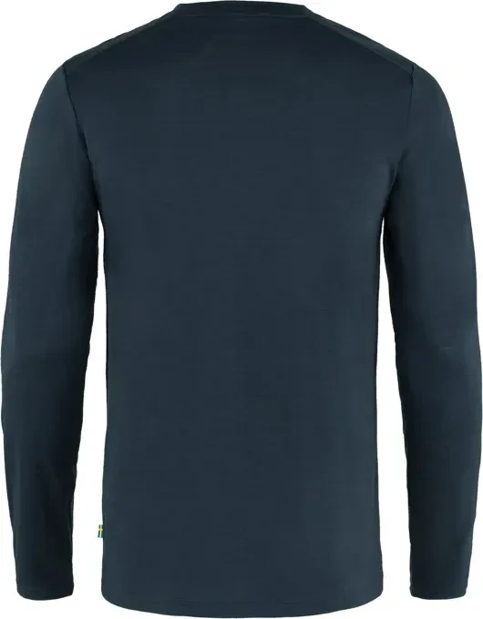 Fjällräven Abisko Wool Funktionsshirt langarm dark navy (Herren)