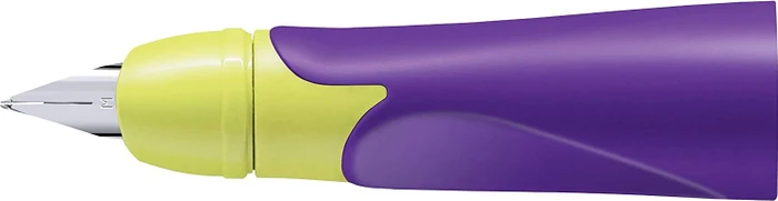 STABILO EASYbirdy Griffstück mit Ersatzfeder mittel RH, gelb/violett