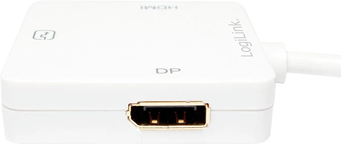 LogiLink 4K Mini DisplayPort 1.2 auf HDMI/DVI/DisplayPort 1.2 Adapter