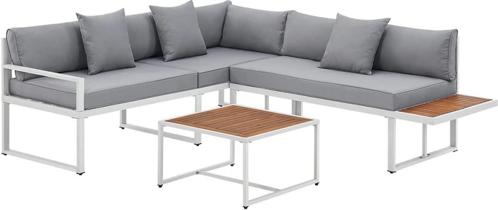 Juskys St. Tropez Lounge-Set weiß (300842)