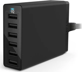 Anker PowerPort 6 schwarz