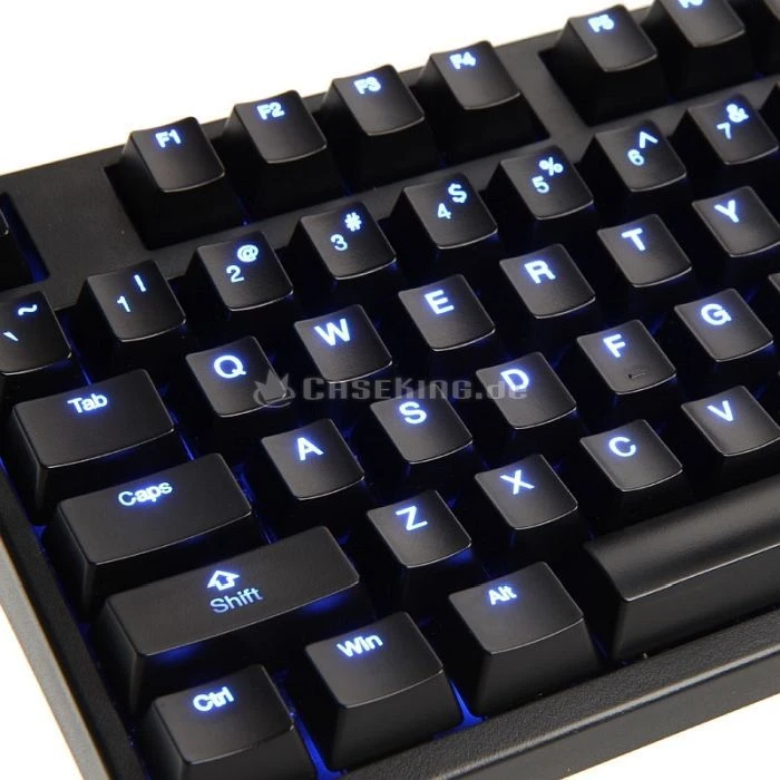 Ducky Zero DK2108SZ, LEDs blau, MX BLUE, USB, DE