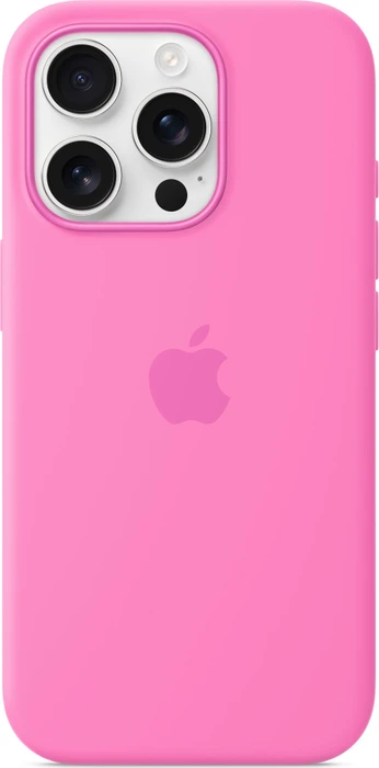 Apple Silikon Case mit MagSafe für iPhone 16 Pro Pfingstrose