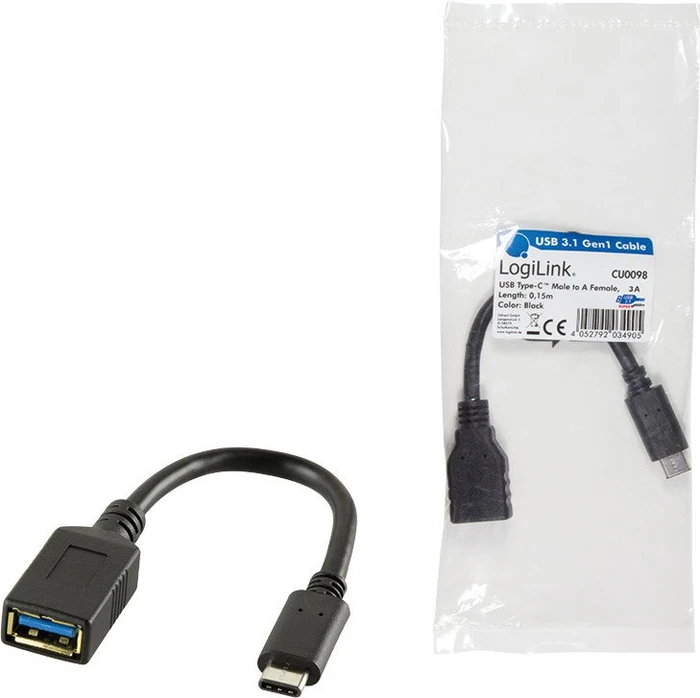 LogiLink CU0098, USB-C 3.0 [Stecker] auf USB-A 3.0 [Buchse]
