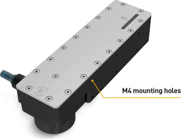 EK Water Blocks EK-Pro Pump Reservoir Manifold X6 D5, Acetal, schwarz, mit Pumpe