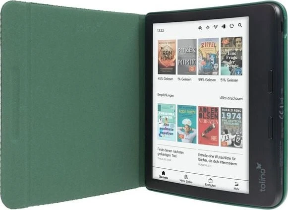 tolino vision color Premium Cover, green weave
