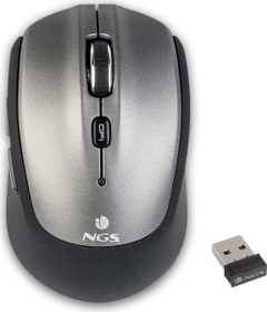 NGS Frizz Dual 2in1 Mouse grau/schwarz, USB/Bluetooth (NGS-MOUSE-0916)
