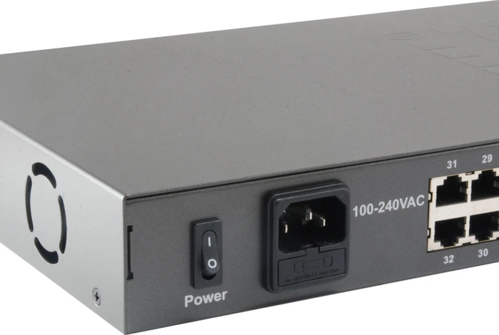 LevelOne FGP-3400 Rackmount Switch, 34x RJ-45, 380W PoE+