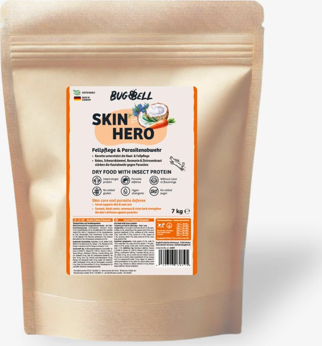 animonda BugBell Adult Trockenfutter SkinHero, 7kg