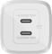 Belkin BoostCharge Pro USB-C-GaN-Ladegerät mit zwei Anschlüssen und PPS (65W) weiß Vorschaubild