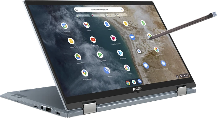 ASUS Chromebook Flip CX5 CX5400FMA-AI0077, AI Blue, Core i5-1130G7, 16GB RAM, 256GB SSD, DE