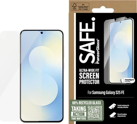 PanzerGlass Safe Screen Protector Ultra-Wide Fit with EasyAligner für Samsung Galaxy S25 FE
