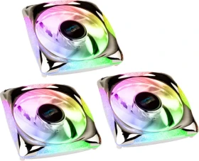 Lamptron Pluto+ ARGB 120 PWM schwarz, 120mm, 3er-Pack