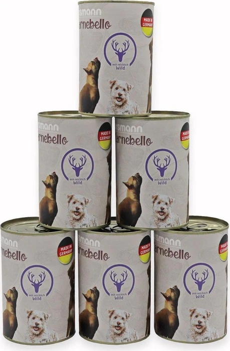 Eggersmann Carnebello Nassfutter mit Wild, 2.40kg (6x 400g)