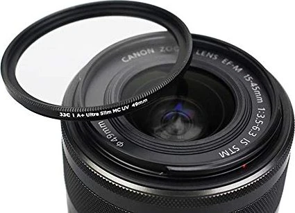 JJC Ultra Slim Multi-Coated UV Filter 49mm, schwarz