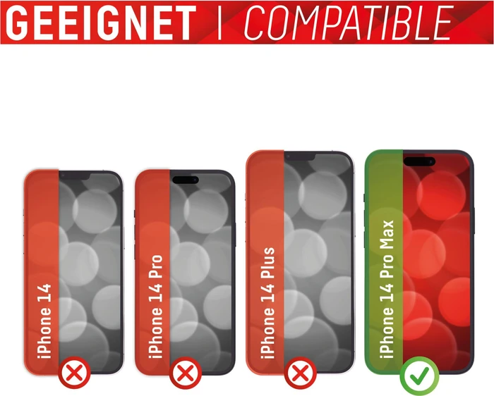 Displex Real Glass Full Cover für Apple iPhone 14 Pro Max