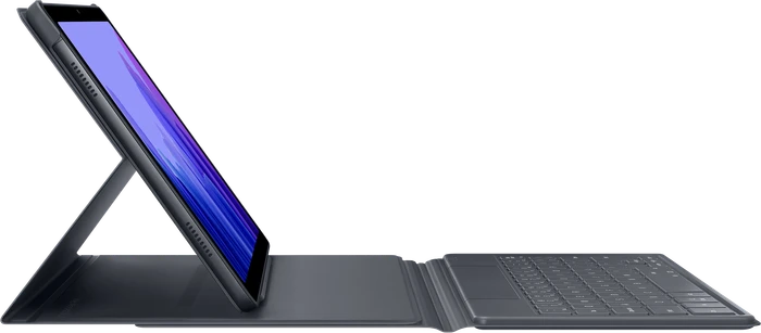 Samsung EF-DT500 Book Cover Keyboard für Galaxy Tab A7, grau, DE