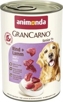 animonda GranCarno Senior Rind und Lamm, 9.60kg (24x 400g)