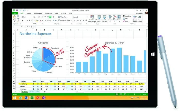Microsoft Surface Pro 3, Core i5-4300U, 8GB RAM, 256GB, EDU