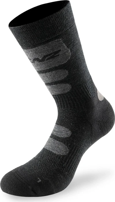 Lenz Trekking 8.0 Wandersocken schwarz