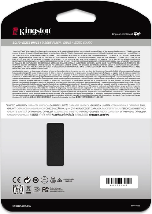 Kingston SSDNow KC600 2048GB, 2.5" / SATA 6Gb/s