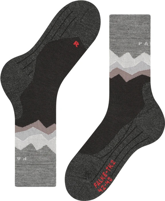 Falke TK2 Explore Wandersocken schwarz (Herren)