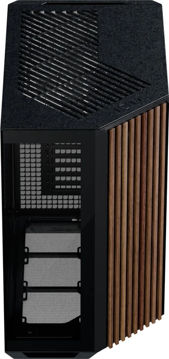 APNX V3 Black/Wood, inkl. 4x Lüfter, Glasfenster