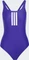 adidas 3-Streifen V-Back Badeanzug collegiate purple/white (Damen) Vorschaubild