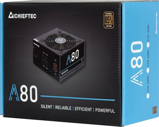 Chieftec A-80 CTG-550C Rev. 2 550W, ATX 2.3