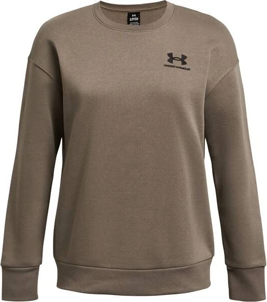 Under Armour Essential Fleece Sweatshirt taupe dusk/black (Damen)