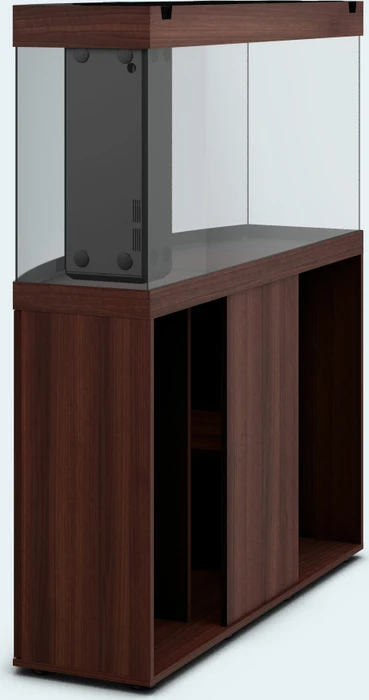 Juwel Vision 260 LED Aquarium-Set mit Unterschrank, dunkles Holz/dunkles Holz, 260l
