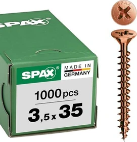 Spax brüniert C1A 4CUT PZ2 Universalschraube, 3.5x35mm, 1000 Stück