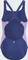 adidas Cut 3-Streifen Badeanzug victory blue/violet fusion/lucid fuchsia (Junior) Vorschaubild
