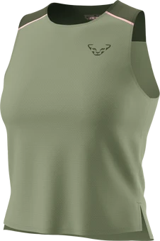 Dynafit Sky Crop Top Funktionsshirt ärmellos sage (Damen)