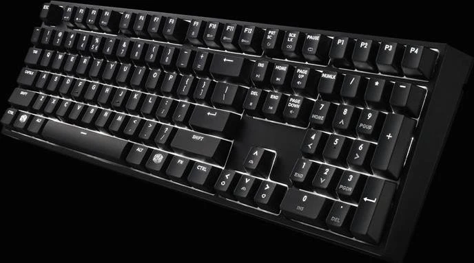 Cooler Master MasterKeys Pro L, LEDs weiß, White, MX RED, USB, DE