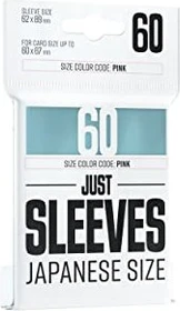 Gamegenic Just Sleeves Japanese Size clear, 60 Stück