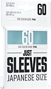 Gamegenic Just Sleeves Japanese Size clear, 60 Stück