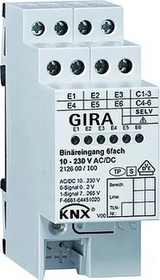 Gira KNX Binäreingang 6-fach 10-230V AC/DC (212600)