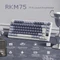 RK Royal Kludge M75 Wireless, weiß/violett, LEDs RGB, hot-swap, RK BROWN, USB/Bluetooth, DE Vorschaubild