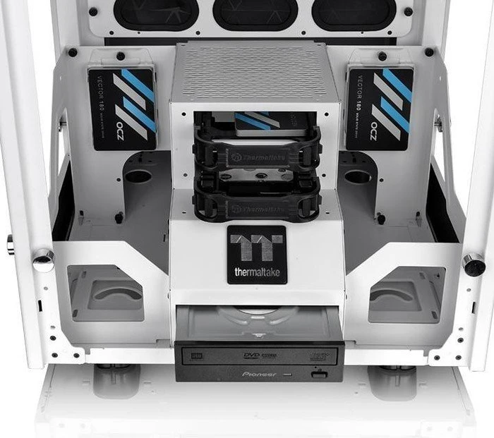 Thermaltake The Tower 900 Snow Edition, weiß, Glasfenster