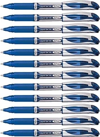 Pentel EnerGel BL57 Gelroller blau/silber, 12er-Pack