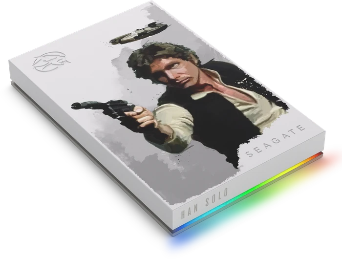 Seagate FireCuda Gaming HDD - Han Solo Special Edition, 2TB, +Rescue, USB 3.0 Micro-B