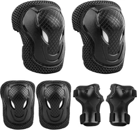 ValueTalks Protektoren Set schwarz (Junior)