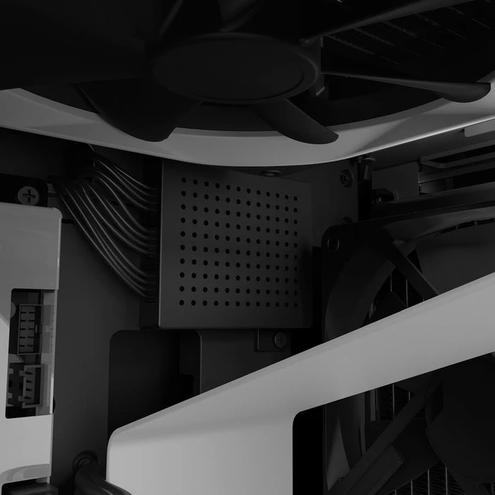 NZXT H700i weiß, Glasfenster