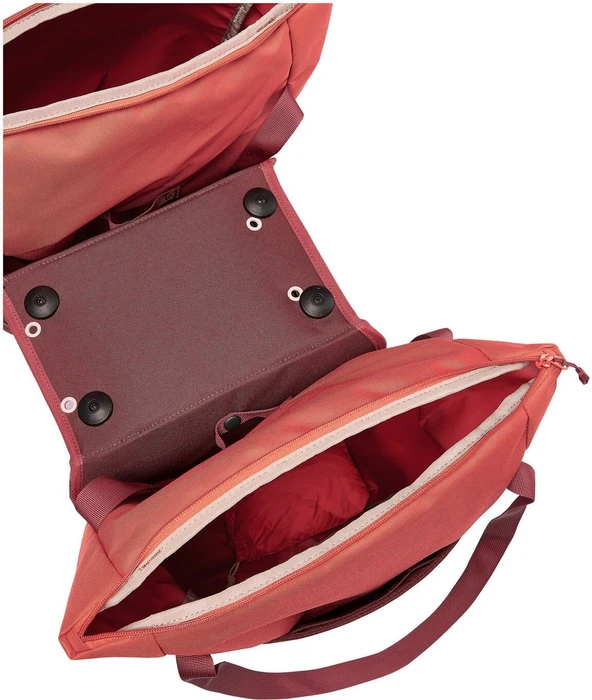 Vaude TwinShopper UniKlip 2 Gepäcktasche hotchili