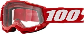 100% Accuri2 Schutzbrille neon red/clear lens