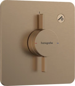 Hansgrohe DuoTurn Q Thermostat mit 1 Ventilen brushed bronze