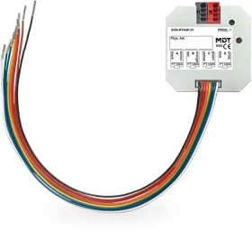 MDT Temperaturregler/-sensor 4-fach, UP (SCN-RT4UP.01)